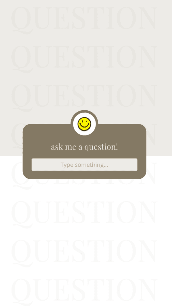 Instagram Ask a Question Story Post Example Instagram Ask a Question Story Post Example