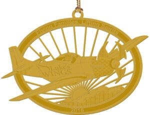 Luke's Wings Brass Nonprofit Keepsake