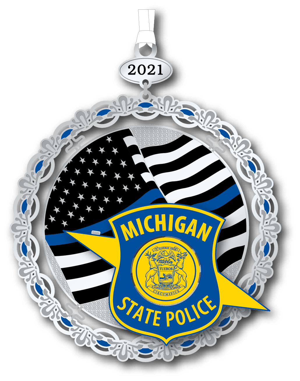 Custom Civic, Firefighter, & Police Ornaments