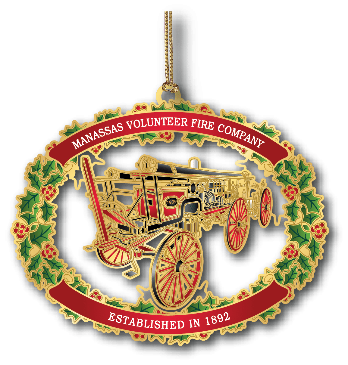 Custom Civic, Firefighter, & Police Ornaments
