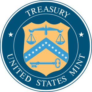 blue and yellow mint seal with weights in middle