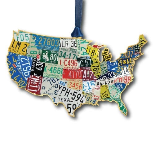 USA License Plate Map