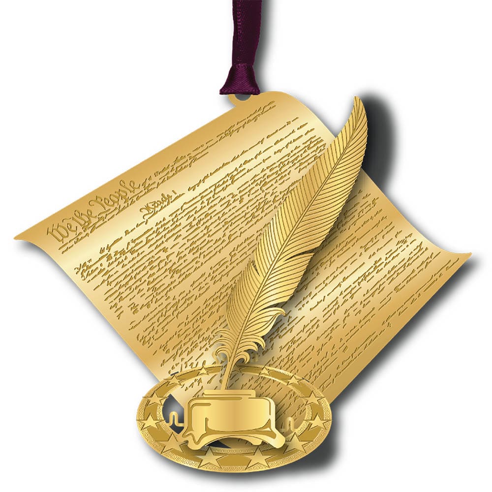 Constitution with Quill