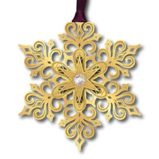 Brilliant Gold Snowflake