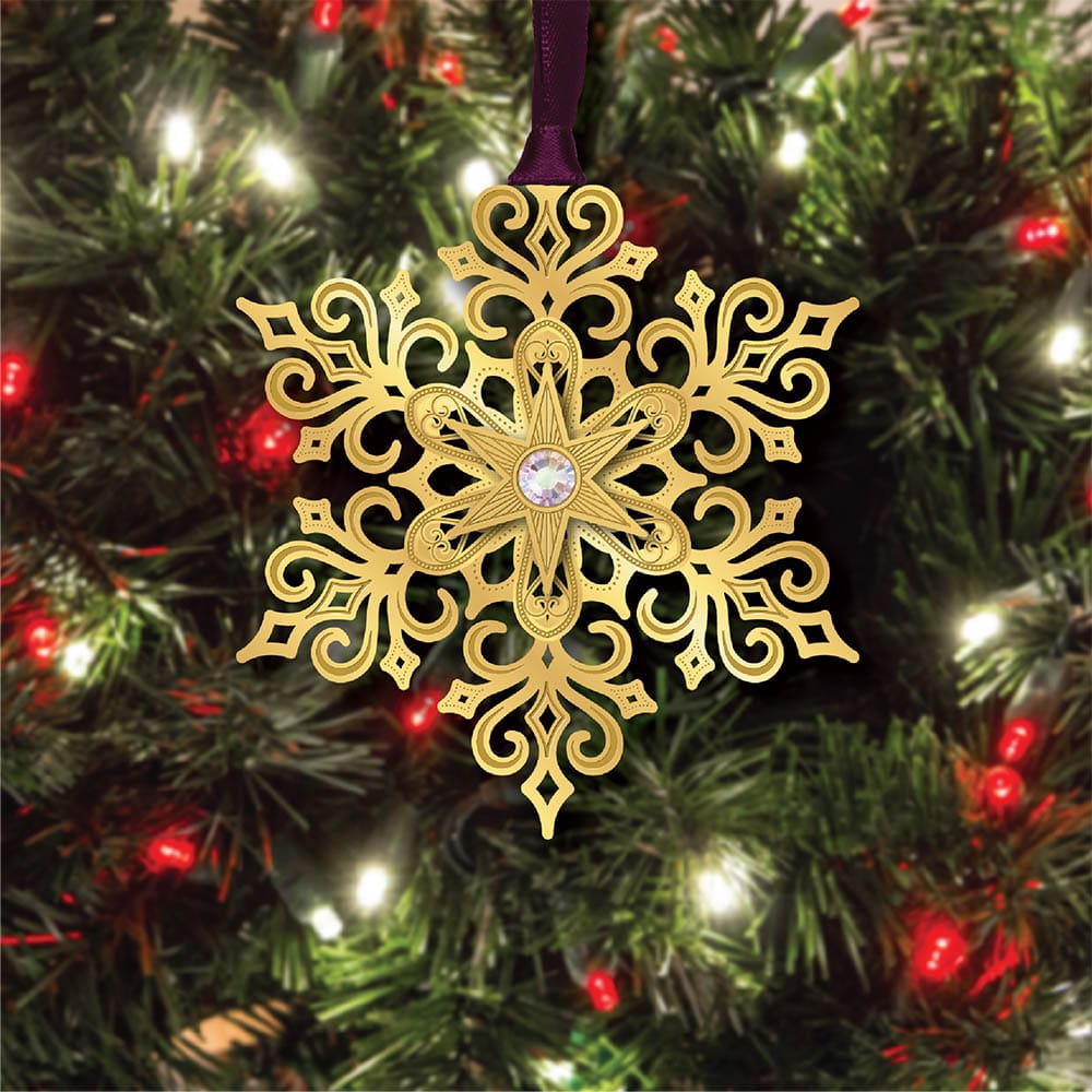 Brilliant Gold Snowflake