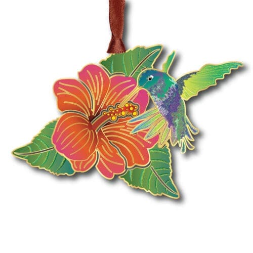 Hummingbird & Flower