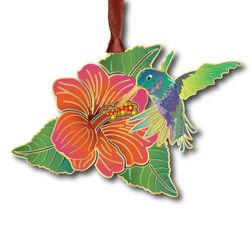 Hummingbird & Flower