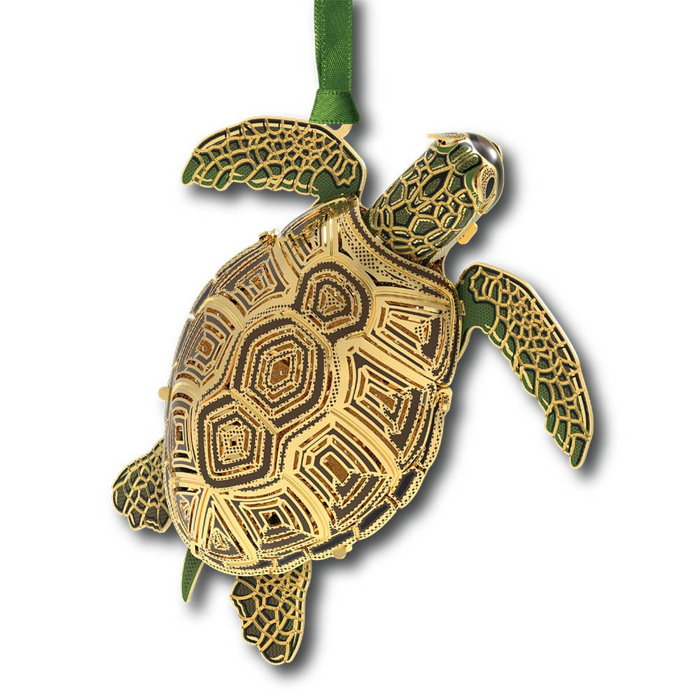 Sea Turtle 3D w/ Oval Namedrop