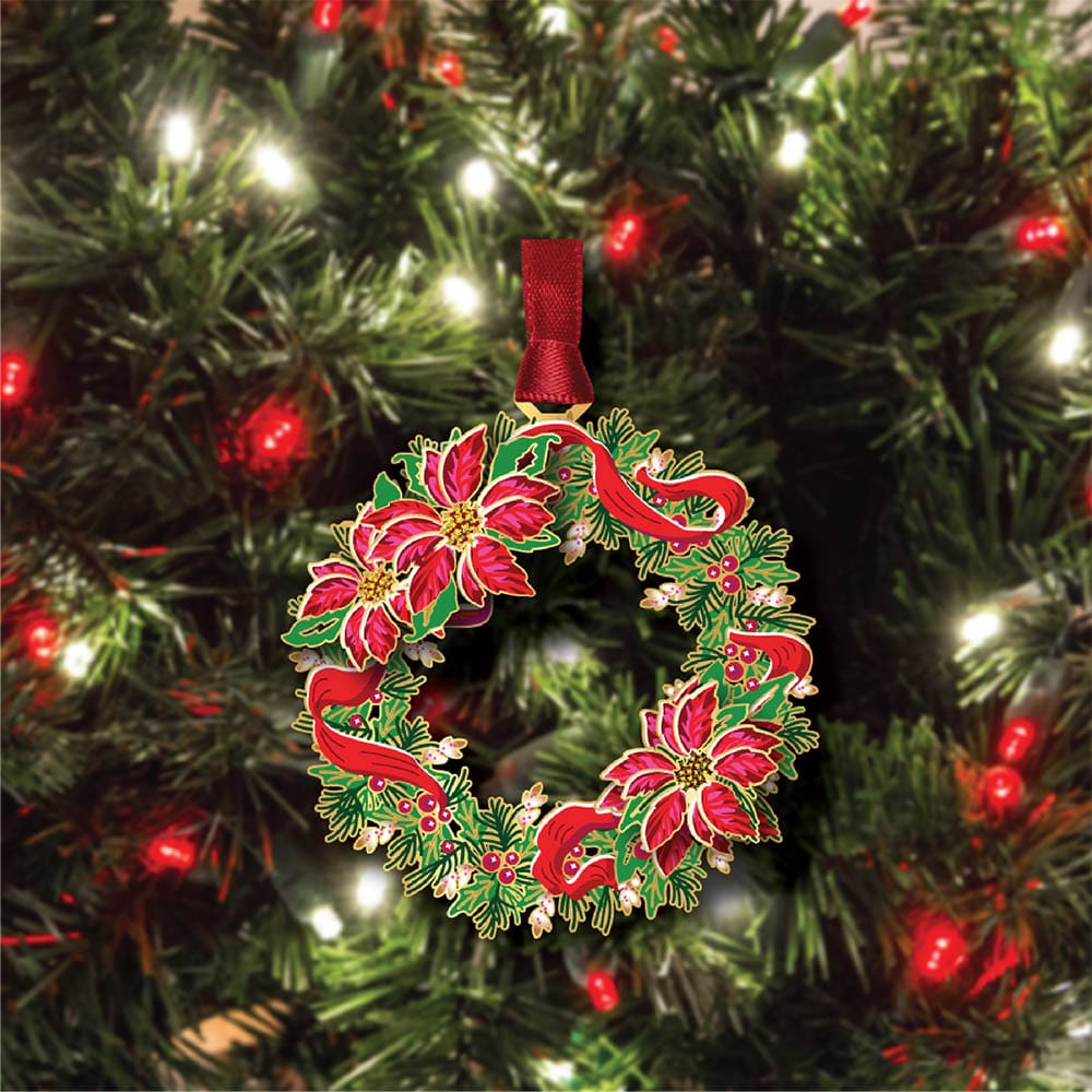 Poinsettia Wreath