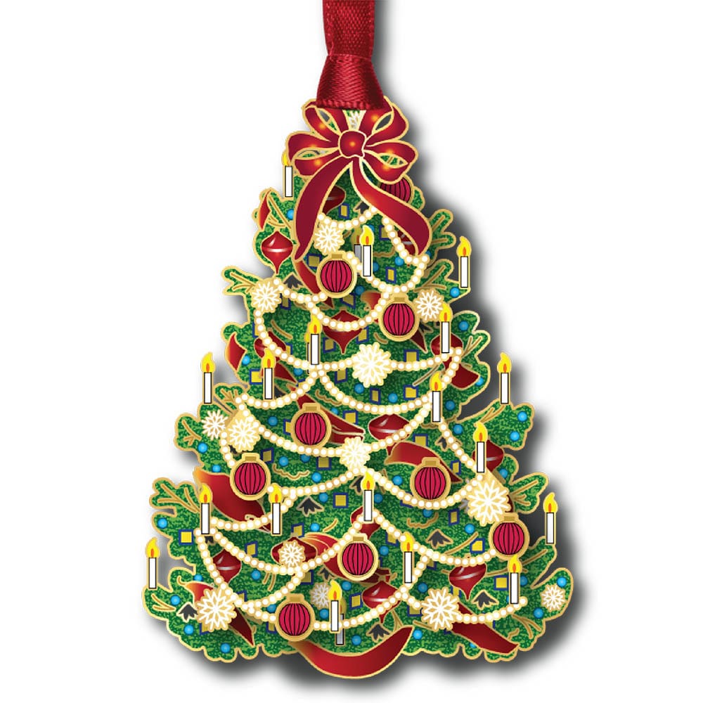 Festive Tree w/ Oval Namedrop