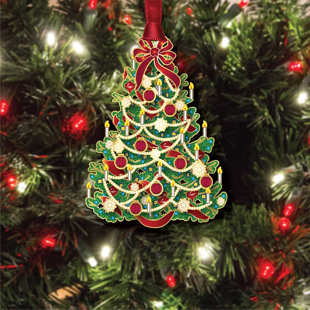 Festive Tree w/ Oval Namedrop