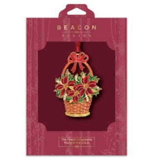 Poinsettia Basket