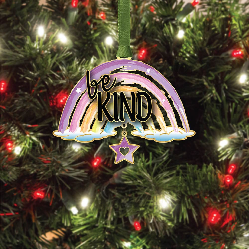 "Be Kind" Rainbow w/ Oval Namedrop - Image 3