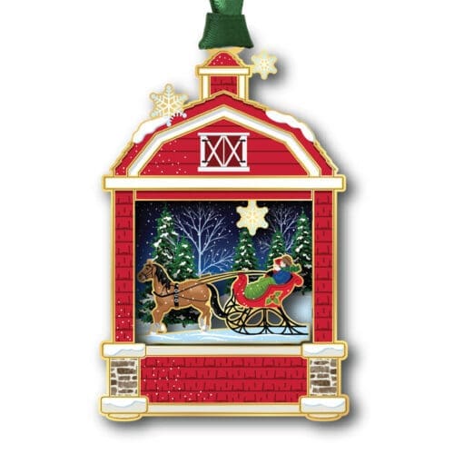 Winterscape Barn