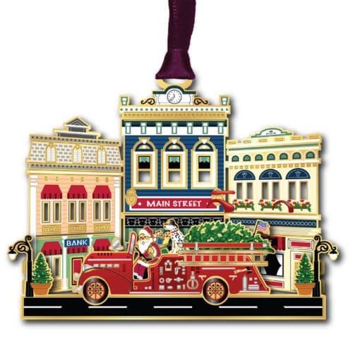 Main Street Firetruck w/ Oval Namedrop