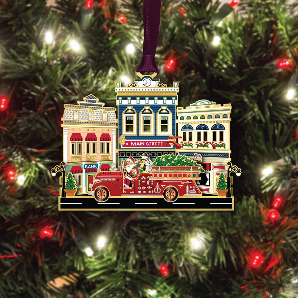 Main Street Firetruck w/ Oval Namedrop