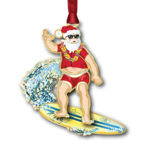 Surfing Santa