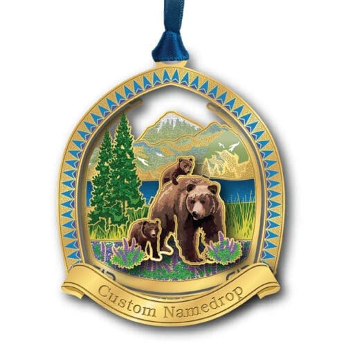 Grizzly Bear with Cubs Namedrop
