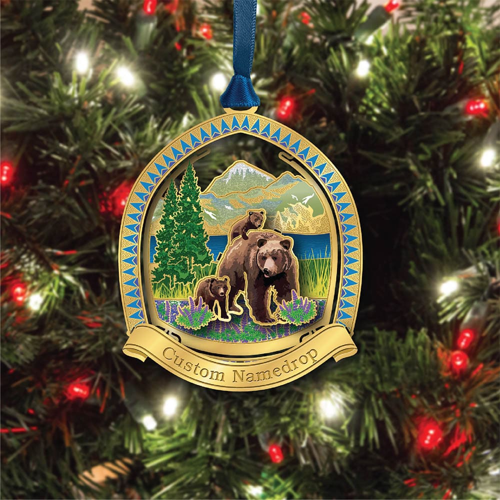 Grizzly Bear with Cubs Namedrop
