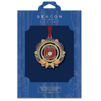 Patriotic U.S. Marine Corps w/ Oval Namedrop