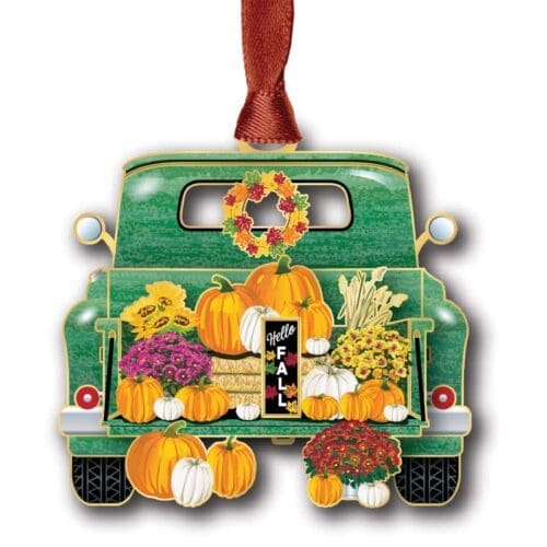 Truck with Pumpkins
