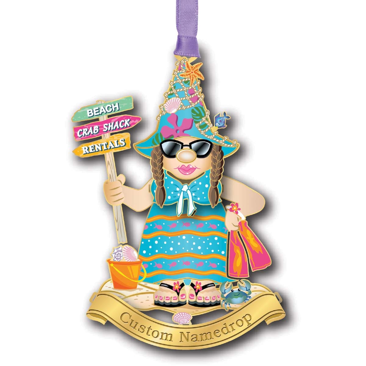 Coastal Lady Gnome Namedrop