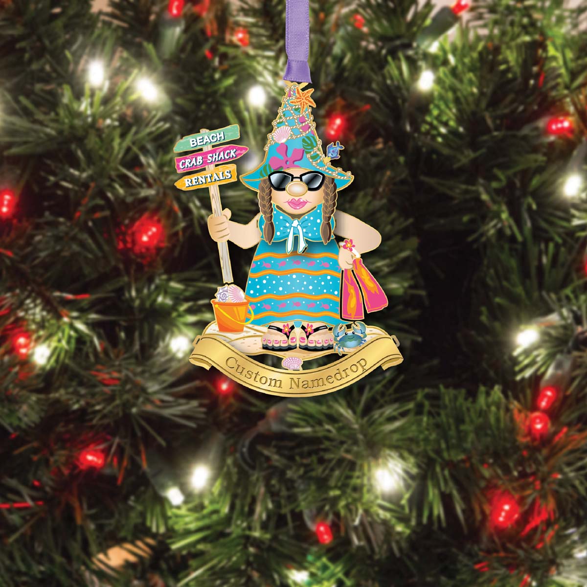 Coastal Lady Gnome Namedrop