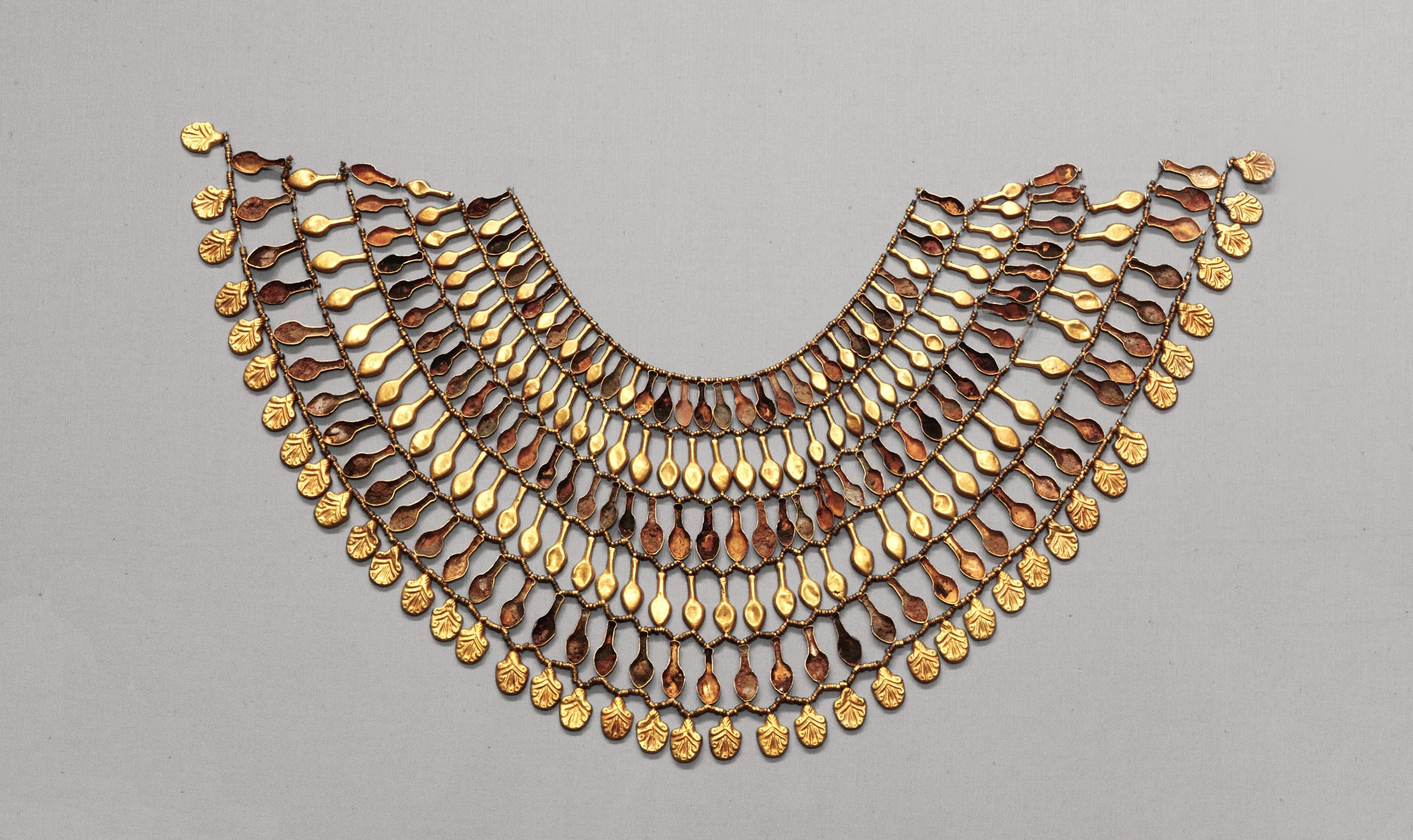 An Ancient Egyptian necklace.