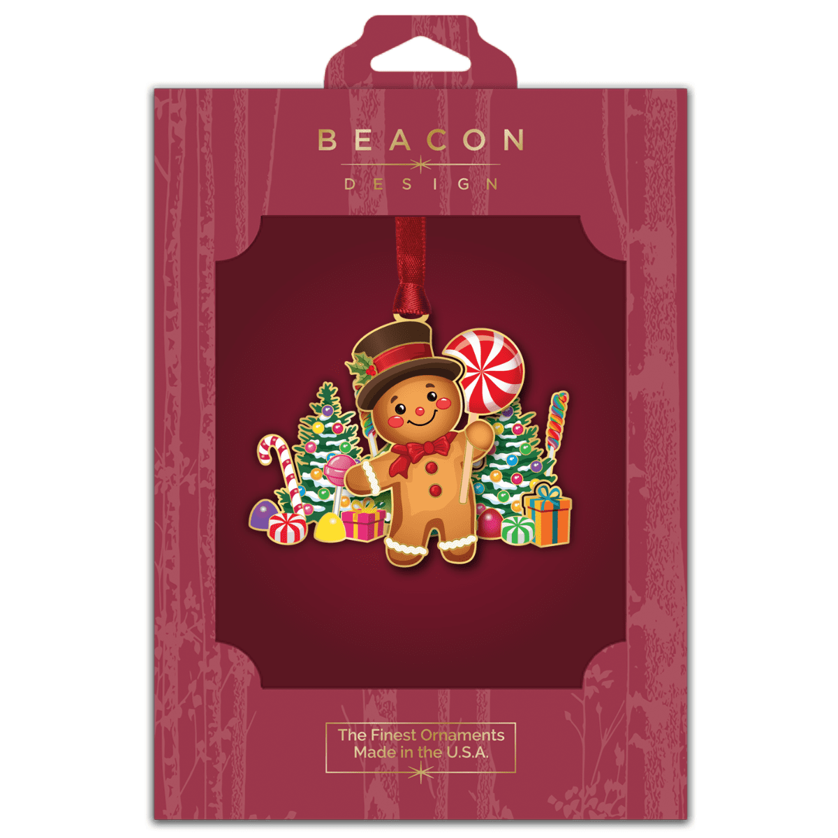 Gingerbread Man Scene w/ Oval Namedrop - Image 2